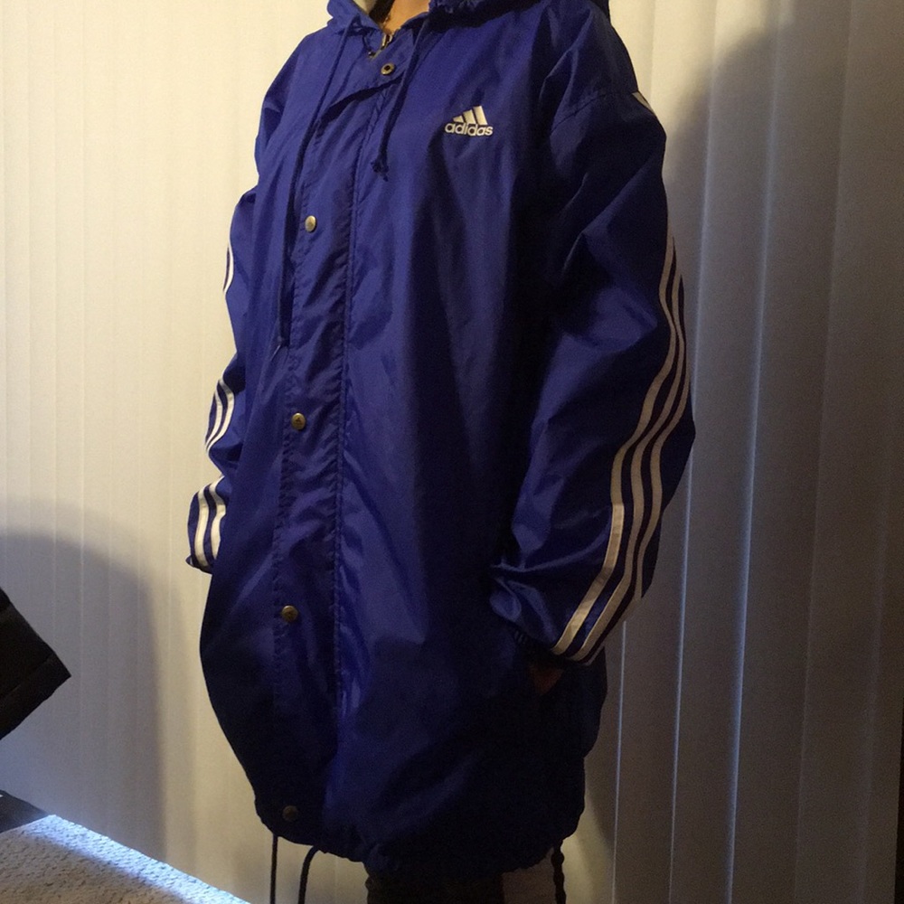 Oversized Adidas swimmers warm up hoodie